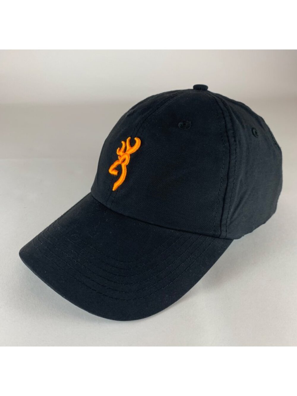 Browning Unisex Black Relaxed Fit Athletic Strapback Adjustable Hat